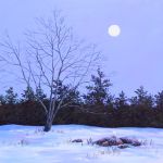 Early Moon& Snowy